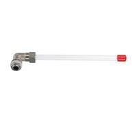 Vaguelly Jauge de Niveau D’eau en Acrylique et Métal pour Chaudière | Tube de 13mm, Raccord de 16mm, Surveillance Précise, pour Bassin Incendie et Usage Domestique