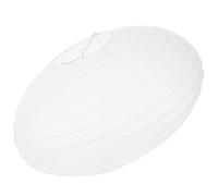 Vaguelly Lanterne en Papier Ovale 40 CM à Suspendre pour Chambre et Célébrations, Abat-Jour en Papier avec Usage Polyvalent pour Décoration
