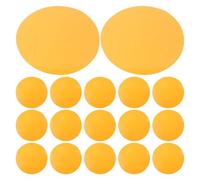 Vaguelly Lot de 20 Films Autocollants en Pet Orange pour Lampes LED et Spots Rail, Diffuseur de Lumière Tamisée Adhésif pour Bureau et Crèche