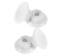 Vaguelly Lot de 4 Bouchons Ronds en Caoutchouc Souple, Bouchons de Vidange Étanches pour Congélateur, Accessoires de Remplacement, Anti-fuite, Compatibles Réfrigérateurs et Glacières