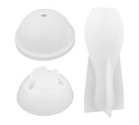 Vaguelly Moule à Bowling en Silicone Blanc, 1 Set, Moule à Bowling décoratif, Facile à Nettoyer, Réutilisable, Moule pour décoration de Bowling pour Enfants