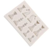 Vaguelly Moule Planche à Découper Résine Epoxy pour Moules à Pièces D'échecs Soi-même en Silicone Flexible, Réutilisable et Facile à Démouler pour Loisirs Créatifs