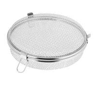 Vaguelly Panier Couvert Design en Maille et Surface Lisse Grosse Capacité Lave Vaisselle en Acier Inoxydable Argenté pour Rangement des Couverts la Maison
