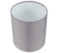 Vaguelly Petit abat-jour cylindrique en tissu gris pour lampadaire, salon et chambre, transmission lumineuse élevée, décoratif, facile d'entretien