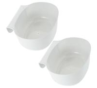 Vaguelly Poubelle de Placard en Plastique Suspendue 2 Pièces | Poubelle Tiroir la Cuisine sous Evier, Poubelle Accrocher, Petite Solution pour Bureaux et Appartements