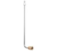 Vaguelly Rallonge de Lance Coudée 90° Couleur Aléatoire Raccord Rapide 1/4 en Acier Inoxydable et Cuivre pour Nettoyeur Haute Pression pour Nettoyage Voiture et