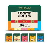 VAHDAM, Coffret The Chai, 5 Saveurs, 20 Sachets Masala | Tea Gifts for Him & Her | Masala Chai Indien