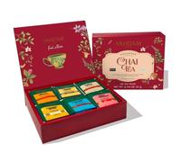 VAHDAM, Coffret The Chai, 6 Saveurs, 36 Sachets | Masala | Tea Gifts for Him & Her | Masala Chai, Cafeine