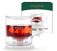 VAHDAM, Théière pour Thé en Vrac avec Filtre à Mailles Intégré pour Tasse | 474 ml | Sans BPA | Design Anti-Goutte | Idéale pour Thé Chaud et Froid