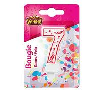 VAHINÉ - Bougie Chiffre Sept L'Unité - Lot De 4 - Vendu Par Lot