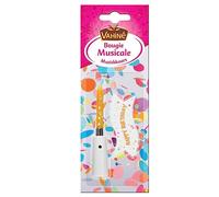 VAHINÉ - Bougie Musicale, Décorative Pour Gâteau, 1 Pièce - Lot De 3