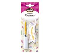 VAHINE - Bougie Musicale Festive aux Couleurs Variées, Ambiance Joyeuse pour Fêtes et Gâteaux - Le Lot De 3