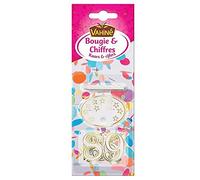 VAHINÉ Bougies Chiffres Anniversaire pour décorer vos gâteaux et célébrer en beauté- Lot De 3