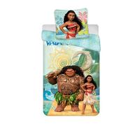 Vaiana 2 Maui Housse de Couette 140x200 + Taie 65x65 100% Coton Disney