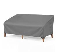 Vailge Housse de canapé de terrasse robuste, 100 % étanche pour extérieur 3 places, housse de meubles de terrasse avec grille d'aération et poignée, 200,7 x 94 x 88,9 cm (l x P x H), gris