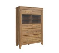 Vaisselier 2 portes 2 tiroirs Petits-meubles - Raya - 102 x 47 x 150cm - Bois
