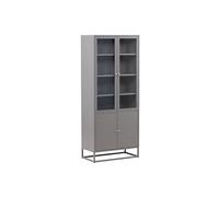 Vaisselier 4 Portes "Bakal" 190cm Gris