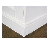 Vaisselier 4 portes pin massif focné et blanc Campanou 90 cm