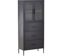 Vaisselier Design en Métal "La Paz" 160cm Noir Noir G