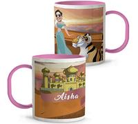 Vaisselle de Disney. Personnalisé avec photo et nom. Gobelet en plastique pour enfants. 330 ml. Gobelet original. Gobelets pour enfants. Cadeaux originaux. JASMIN