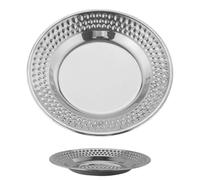 Vaisselle de table à plateau en acier inoxydable avec polissage A | Vaisselle en acier pour famille, étudiants, adultes, maison, cuisine, événement intérieur