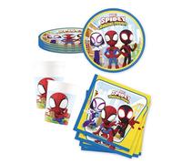 Vaisselle jetable - Kit vaisselle jetable Spidey et ses amis