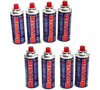 Val Cartouche de Gaz B-250, Lot de 10 Pièces, 227 g, Bleu, Pour Appareils à Cartouche de Valve, Compatible avec MS-1000, MS-3500, Barbecue Multigrill, Camping, Enthusiastes de Camping