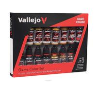 Vallejo New Game Color Set Cuir et métal Leather & Metal 16 flacons