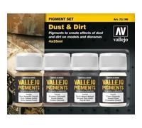 (VAL73190) - AV Vallejo Pigments Set - Dust & Dirt