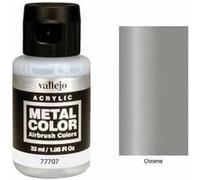 VAL77707 - Metal Color - Chrome 32ml - Modélisation plastique Peintures G