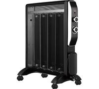 VALE Micathermic Chauffage HY-200A 2000 watts, chauffage efficace par mica, protection contre la surchauffe, enroulable, noir