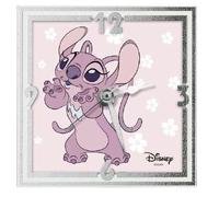 VALENTI & CO. Disney Baby - Stich & Angel - Horloge de Chevet pour Enfants, idéale comme décoration de Chambre ou idée Cadeau