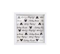 VALENTI & CO. - Disney Mickey Mouse - Plateau de rangement en bois avec détails en argent - Parfait comme idée cadeau pour les passionnés de Disney de tous âges