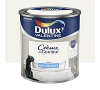Dulux Valentine Peinture Crème de Couleur Mat Blanc 0,5 L