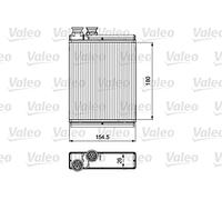 VALEO Échangeur de chaleur, chauffage intérieur 811517
