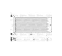 VALEO Échangeur de chaleur, chauffage intérieur 811521 Compatible avec: VW CRAFTER 30-35 Bus, CRAFTER 30-50 Kasten, CRAFTER 30-50 Pritsche/Fahrgestell