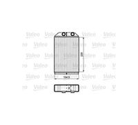 VALEO Échangeur de chaleur, chauffage intérieur 811529 Compatible avec: AUDI A6 C5, A6 C5 Avant, ALLROAD C5