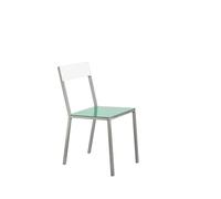 Valerie Objects Alu Chaise de Salle à Manger Vert/ Blanc