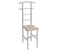 Valet coloris alu-chene San Remo - Dim : L 46 x P 46 x H 109 cm - -
