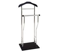Valet coloris chrome-noir - Dim : L 45 x P 30 x H 110 cm - -