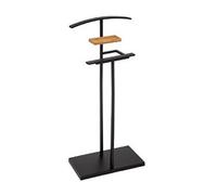 Valet de nuit double en métal et bambou - L.40.3 x P.22 x H.114,5 cm --