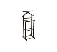 Valet de nuit en bois massif coloris tabac - l47 x p36 x h102 cm -