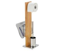 Valet WC 3en1 design bambou Portofino - H. 68m - Marron