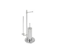 Valet WC design Neo - H. 73 cm - Argent