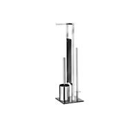 Valet WC design Rivalta - H. 70 cm - Argent