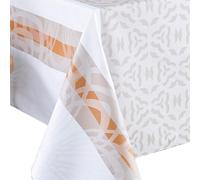 Vali - Nappe en Jacquard déperlante 160x160 cm Carré : 160 x 160 cm