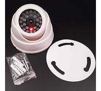 ValianhAgen Fausse caméra factice sans fil CCTV dôme de sécurité clignotant LED lumière