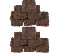 VALICLUD 10 Pièces Allume-feu Extérieur Cubes de Démarrage Charbon de Bois | Bois de Pin et Cire, sans Liquide Allume-feu, Ignition Régulière, pour Camping-car, Jardin