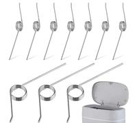 VALICLUD 10 pièces Kit Ressorts Torsion pour Couvercle Poubelle Ressorts Acier Inoxydable Ajustables Accessoires Entretien Outils Réparation DIY
