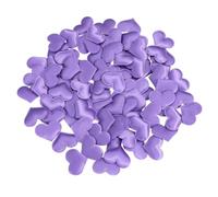 VALICLUD 100 Pcs Confettis de Cœur en Éponge pour Mariage et Fête, Pétales Artificiels pour Décoration Romantique, Matière Éponge et Tissu, Couleur Pourpre